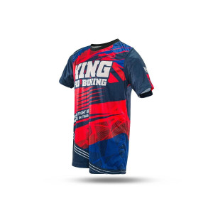 T-Shirt King Pro Boxing | Red/Blue/White | KPB Flag