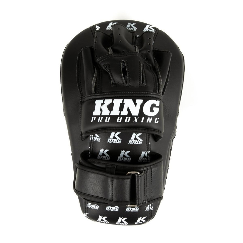 Pattes d'Ours King Pro Boxing | Noir/Blanc | Long Focus Mitts