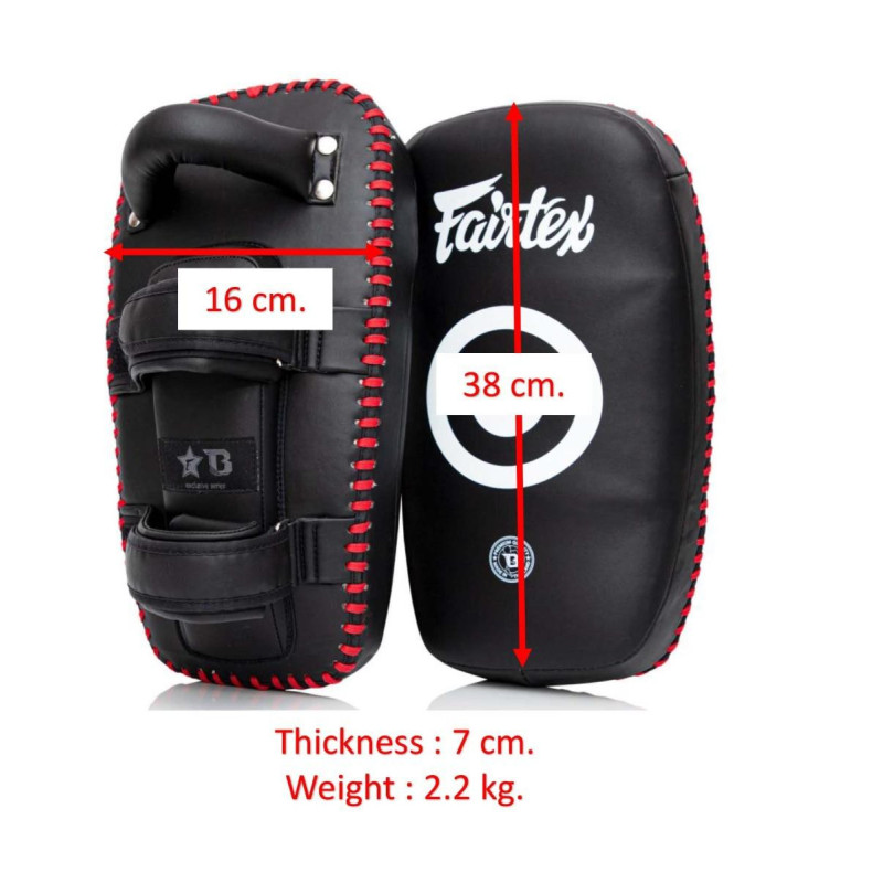 Pattes d'Ours Fairtex x Booster | Noir | FXB Thai Pads