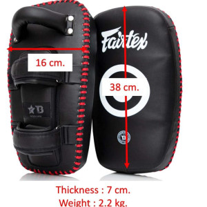 Pattes d'Ours Fairtex x Booster | Noir | FXB Thai Pads