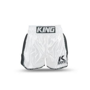 Short Muay Thai King Pro Boxing | White/Black | KPB Bangkok