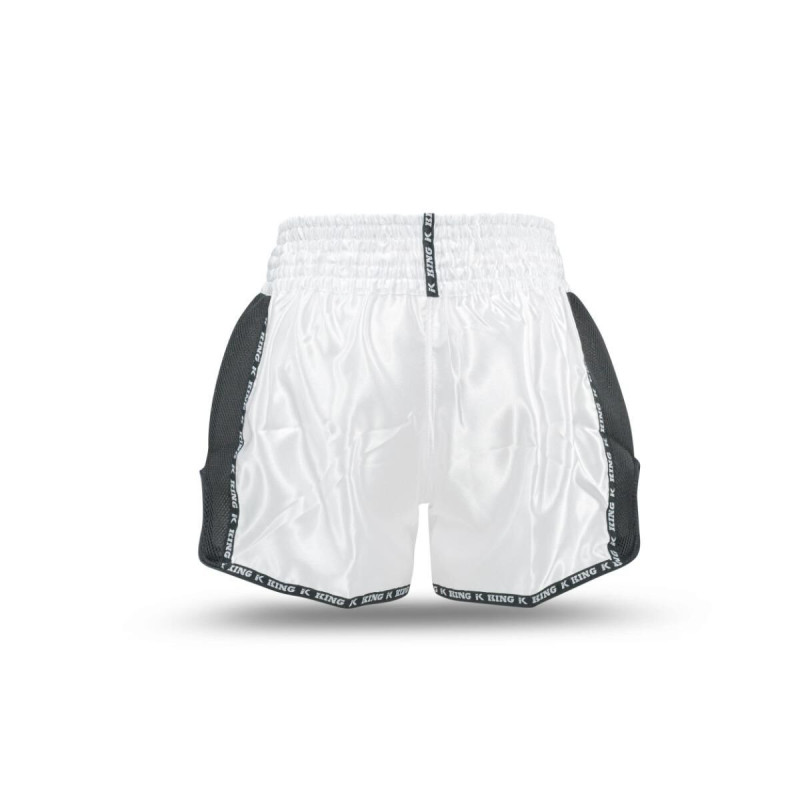 Short Muay Thai King Pro Boxing | White/Black | KPB Bangkok