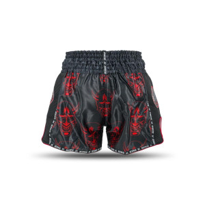 Short Muay Thai KING PRO BOXING | Black/Red/White | Devil