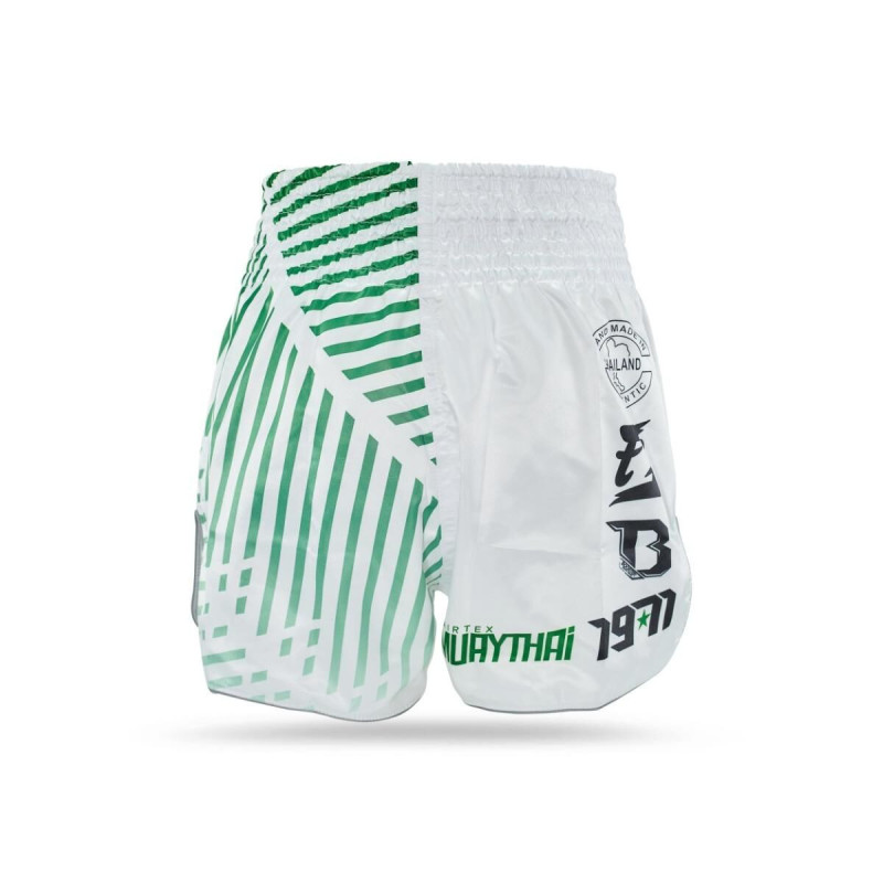 Short Muay Thai FAIRTEX X BOOSTER | White/Green | FXB
