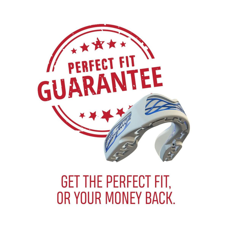 Protège-dents SAFEJAWZ | Blanc/Bleu | Nitro