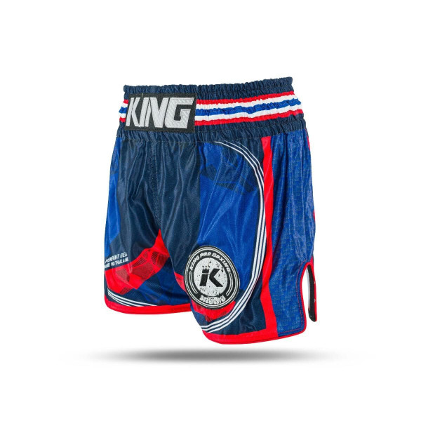 Short Muay Thai King Pro Boxing | Blue/Red/White | KPB