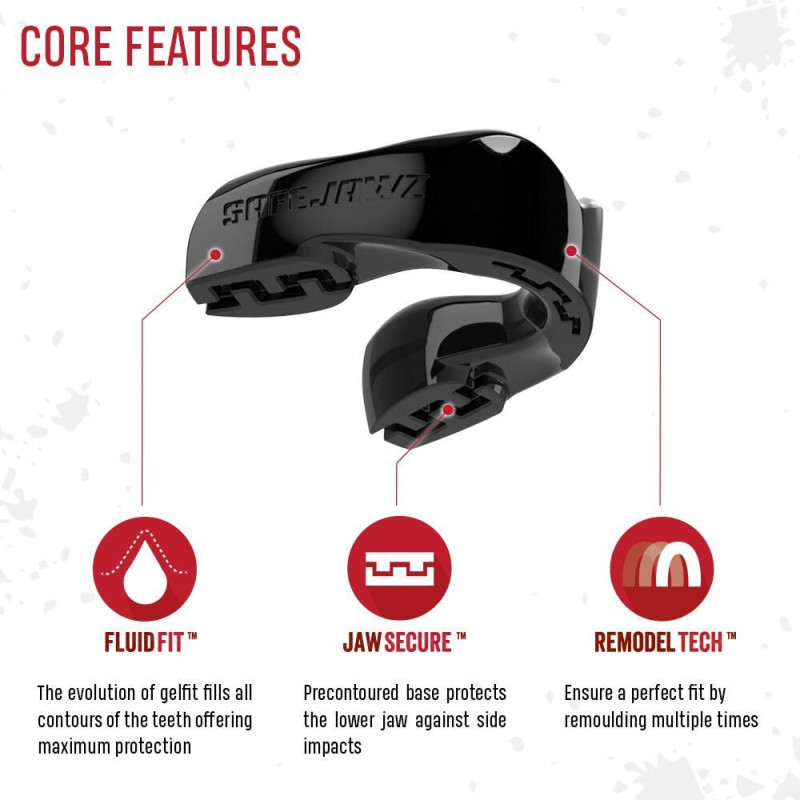 Protège-dents SAFEJAWZ | Noir | Intro Series