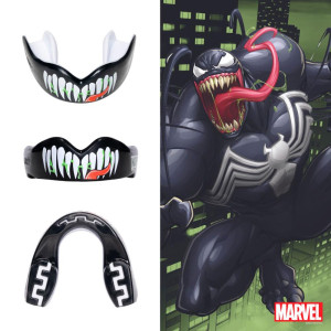 Protège-dents SAFEJAWZ | Black/White/Red/Green | Venom Marvel