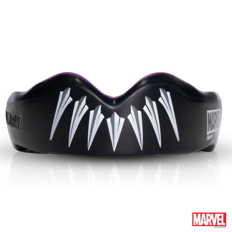 Protège-dents SAFEJAWZ | Noir/Gris/Blanc/Violet | Black Panther Marvel | Adulte