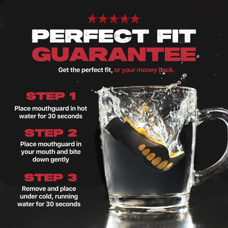 Protège-dents SAFEJAWZ | Doré | EXTRO GOLDIE | Enfant