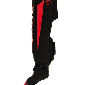 Protège-tibias King Pro Boxing | Noir/Rouge | REVO