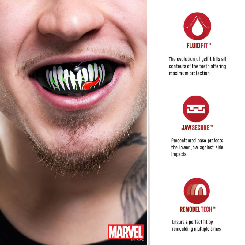 Protège-dents SAFEJAWZ | Venom Marvel | Orthodontique
