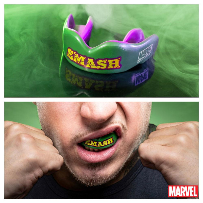 Protège-dents SAFEJAWZ | Green/Yellow/Purple | Hulk Marvel