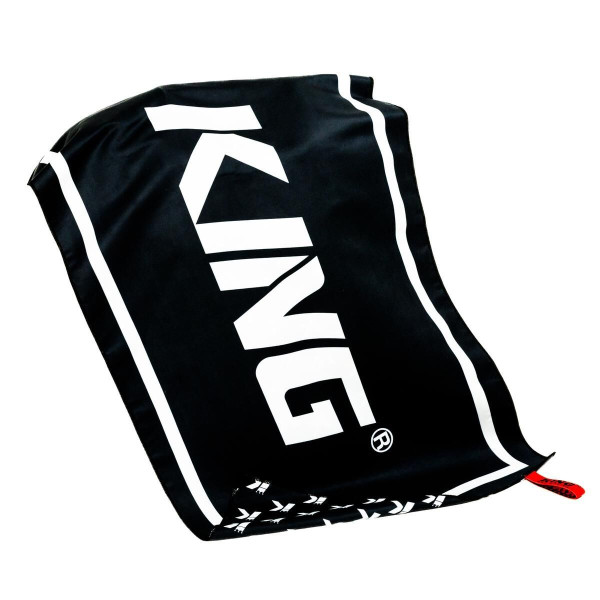 Serviette de Sport King Pro Boxing | Noir/Blanc | Ring Ready