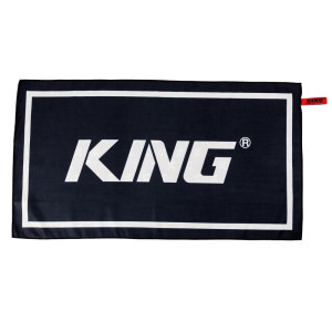 Serviette de Sport King Pro Boxing | Noir/Blanc | Ring Ready