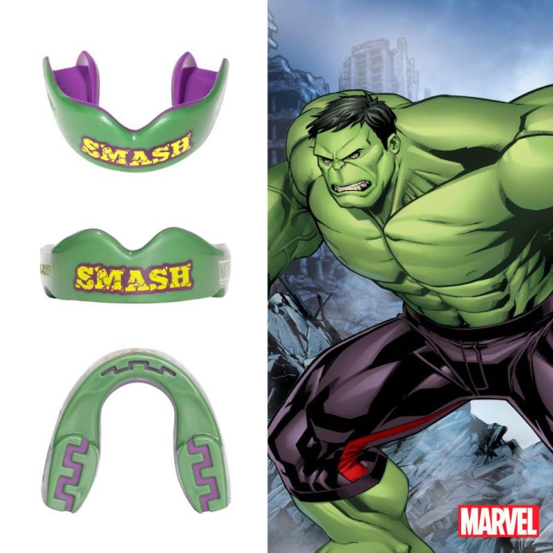 Protège-dents SAFEJAWZ | Green/Yellow/Purple | Hulk Marvel