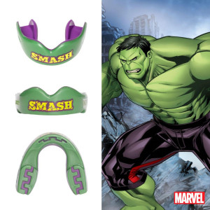 Protège-dents SAFEJAWZ | Green/Yellow/Purple | Hulk Marvel