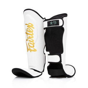 Protège-tibias FAIRTEX X BOOSTER | Blanc | FXB Shinguards