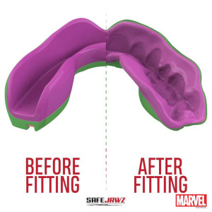 Protège-dents SAFEJAWZ | Green/Yellow/Purple | Hulk Marvel