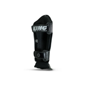 Protège-tibias King Pro Boxing | Noir/Gris | Spartan Series