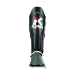 Protège-tibias King Pro Boxing | Noir/Blanc | SG Series