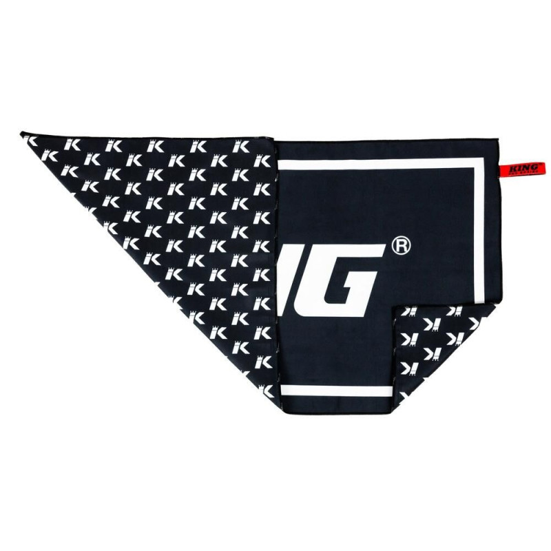 Serviette de Sport King Pro Boxing | Noir/Blanc | Ring Ready