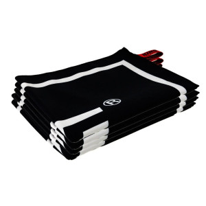 Serviette de Sport King Pro Boxing | Noir/Blanc | Ring Ready