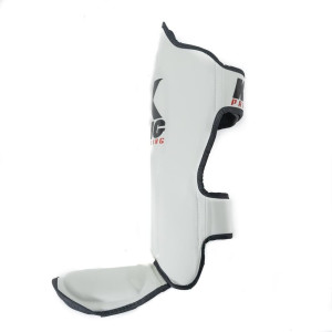 Protège-tibias King Pro Boxing | Blanc/Noir | SG Series