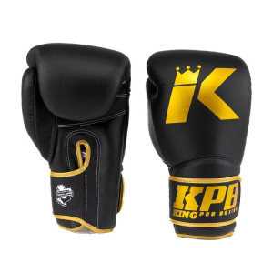 Gants de Boxe King Pro Boxing | Noir/Or | KPB