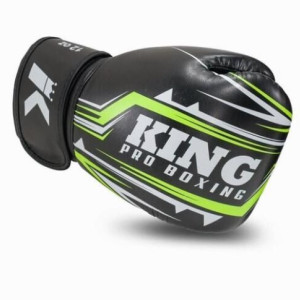 Gants de Boxe King Pro Boxing | Noir/Lime/Blanc | Spartan