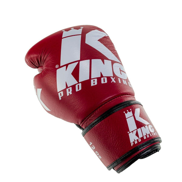 Gants de Boxe KING PRO BOXING | Rouge/Noir/Blanc | Platinum Series