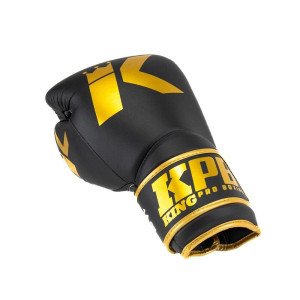 Gants de Boxe King Pro Boxing | Noir/Or | KPB