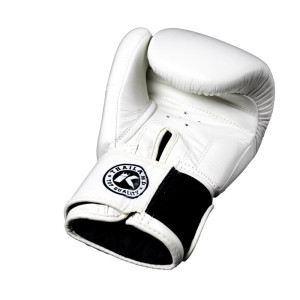 Gants de Boxe King Pro Boxing | Blanc/Noir | BGVL-3