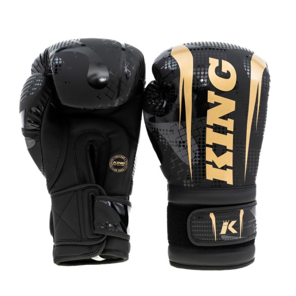 Gants de Boxe King Pro Boxing | Noir et Or | Shogun Series