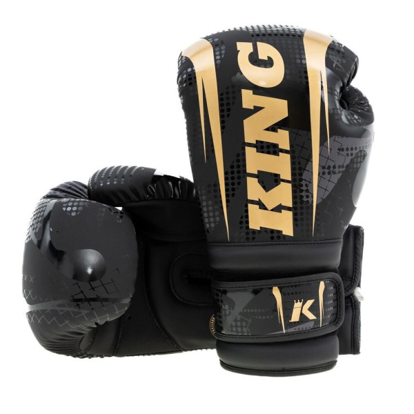Gants de Boxe King Pro Boxing | Noir et Or | Shogun Series