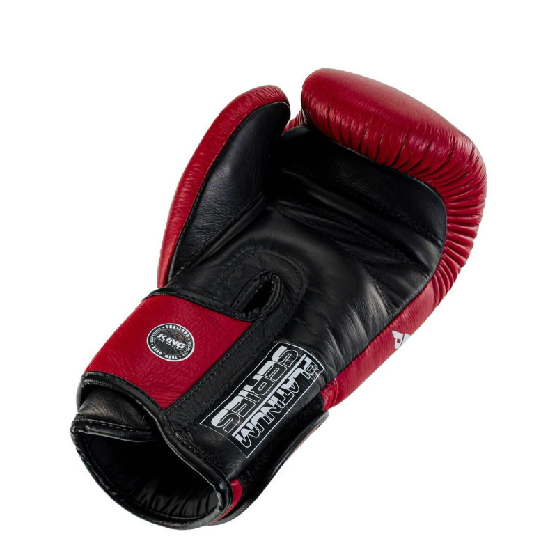 Gants de Boxe KING PRO BOXING | Rouge/Noir/Blanc | Platinum Series