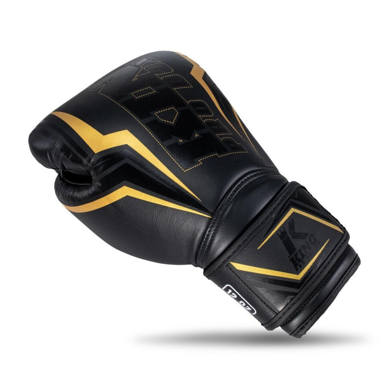 Gants de Boxe KING PRO BOXING | Noir/Or | Thor Series