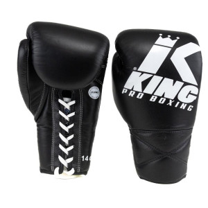 Gants de Boxe King Pro Boxing | Noir/Blanc | KPB XK Series