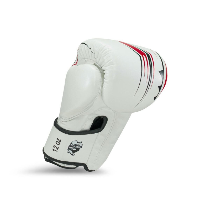Gants de Boxe King Pro Boxing | Blanc/Rouge/Noir | Spartan Series