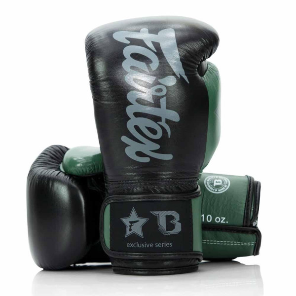 Gants de Boxe FAIRTEX X BOOSTER | Noir/Vert/Gris | FXB