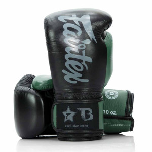 Gants de Boxe FAIRTEX X BOOSTER | Noir/Vert/Gris | FXB