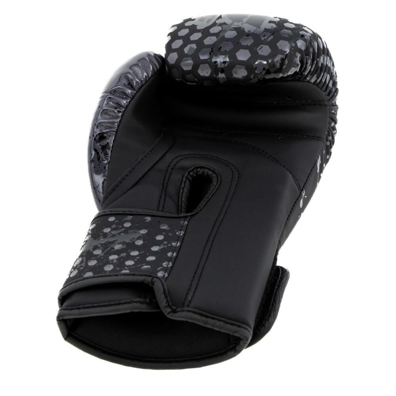 Gants de Boxe KING PRO BOXING | Noir/Gris | Hexagon Series