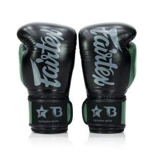 Gants de Boxe FAIRTEX X BOOSTER | Noir/Vert/Gris | FXB