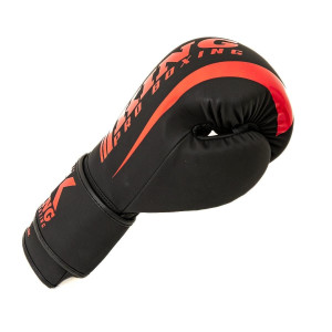 Gants de Boxe King Pro Boxing | Noir/Rouge | REVO