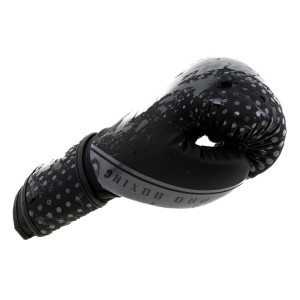Gants de Boxe KING PRO BOXING | Noir/Gris | Hexagon Series
