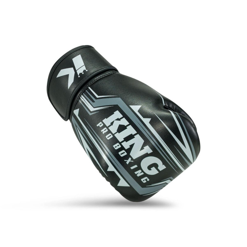 Gants de Boxe King Pro Boxing | Noir/Gris | Spartan Series