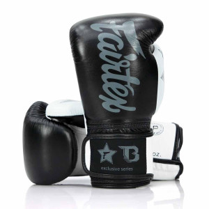 Gants de Boxe FAIRTEX X BOOSTER | Noir/Blanc | FXB