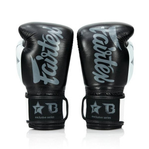 Gants de Boxe FAIRTEX X BOOSTER | Noir/Blanc | FXB