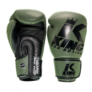 Gants de Boxe King Pro Boxing | Vert/Noir | Platinum Series