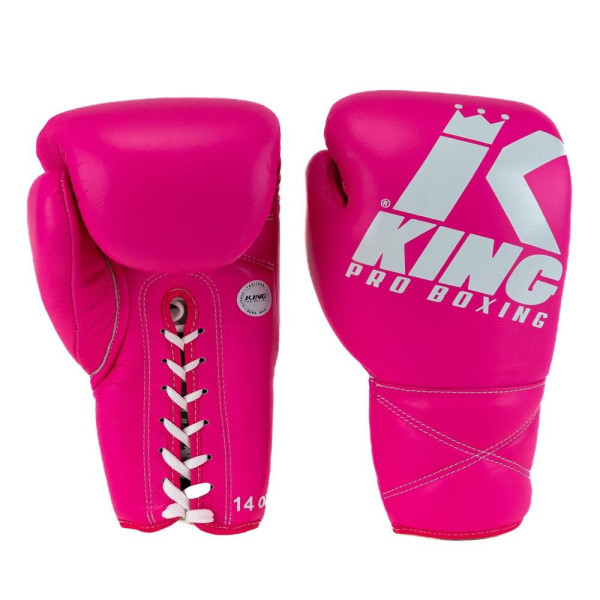 Gants de Boxe KING PRO BOXING | Rose et Blanc | KPB XK Series